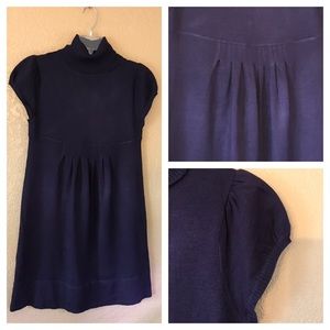 Extra Long Turtle Neck/Cap Sleeve Tee/Dress